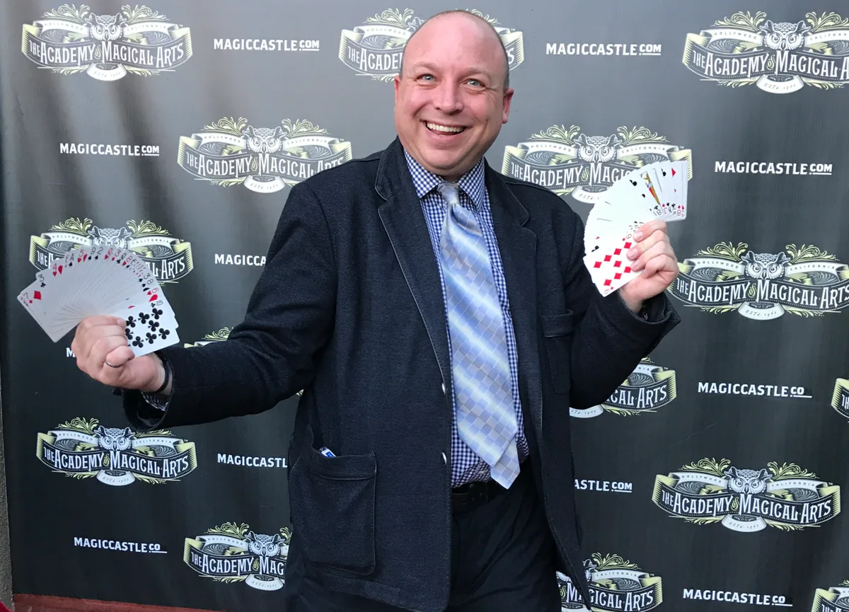 Clive the Conjuror at the Magic Castle